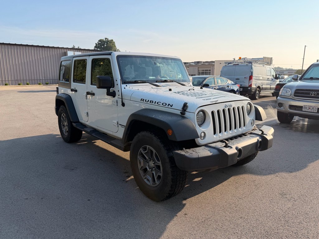 Used 2016 Bright White Clearcoat Jeep Rubicon image 3