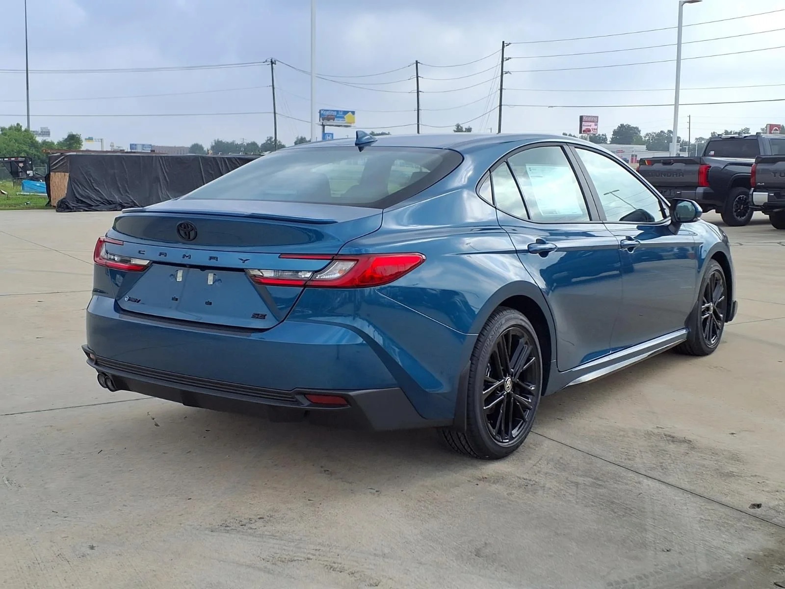 New 2026 Blue Toyota SE image 6