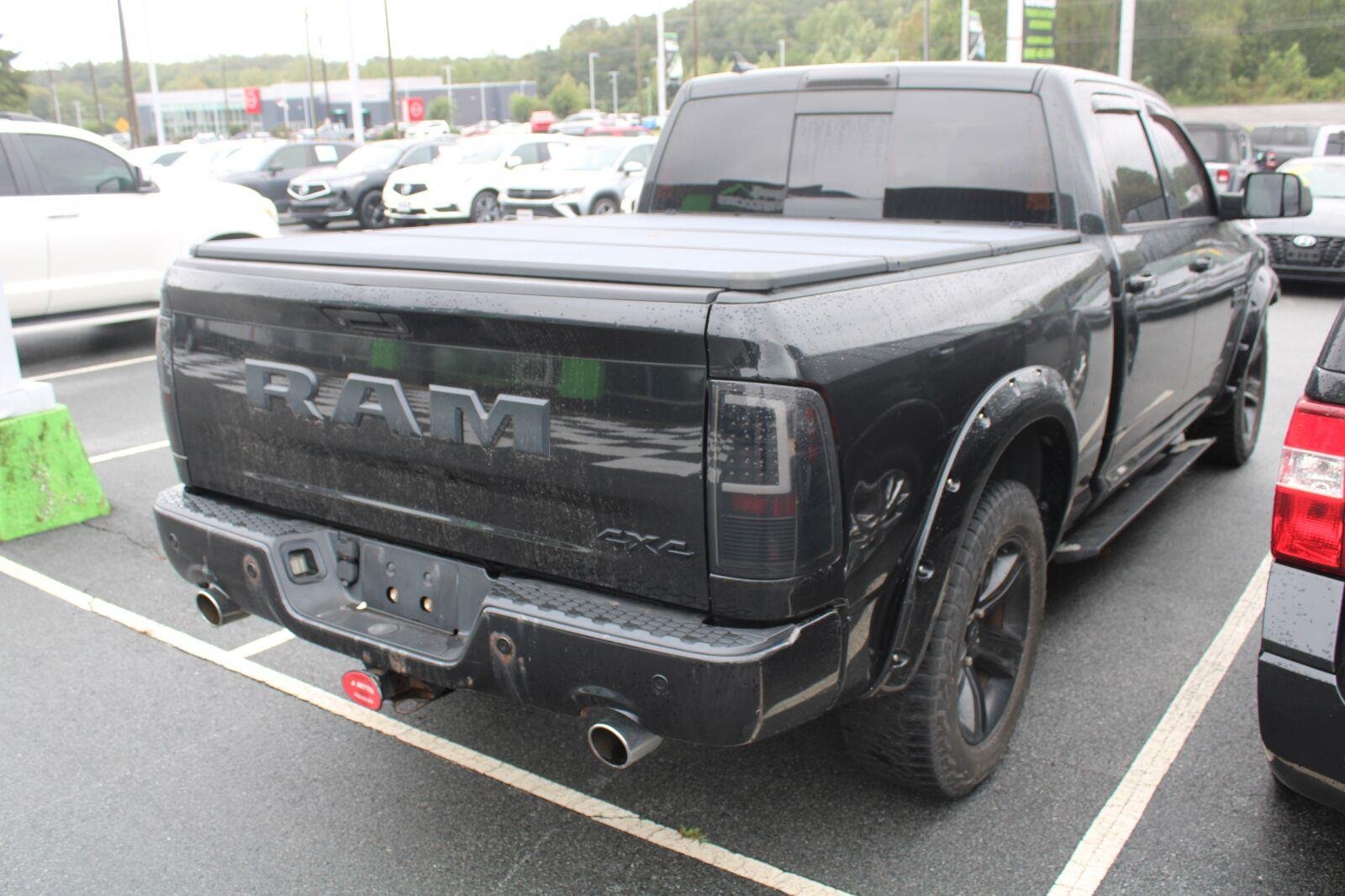 Used 2017 Brilliant Black Crystal Pearlcoat Ram Night image 4