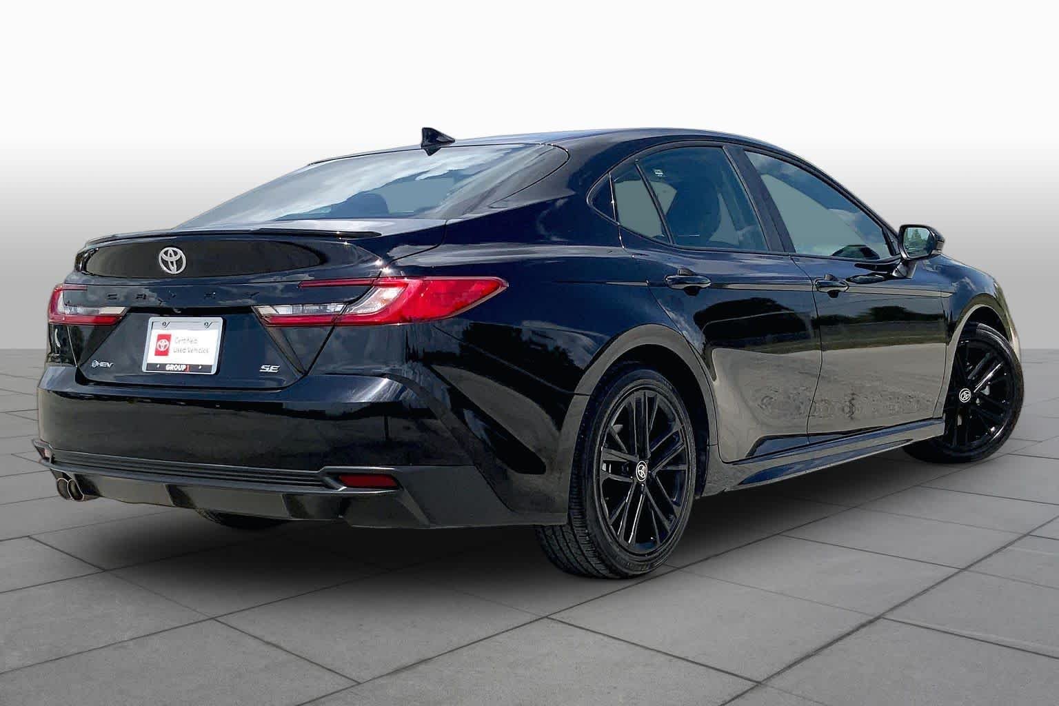 Certified Used 2025 Midnight Black Metallic Toyota SE image 13