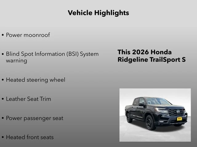 2026 Honda Ridgeline TrailSport - Photo 31