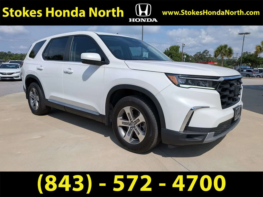 Certified Used 2025 White Honda EX-L image 1