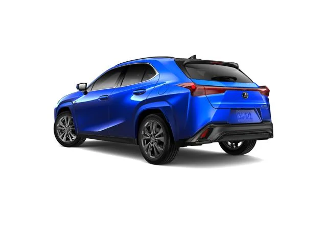 New 2026 Ultrasonic Blue Mica 2.0 with Obsidian roof Lexus F SPORT Design image 3