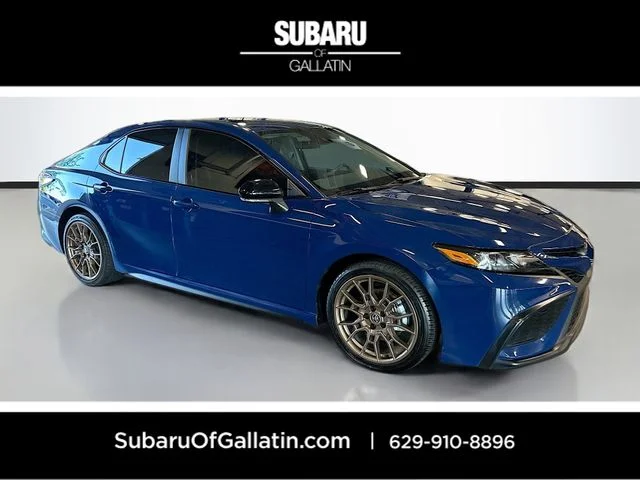 Used 2023 Blue Toyota SE Nightshade image 1