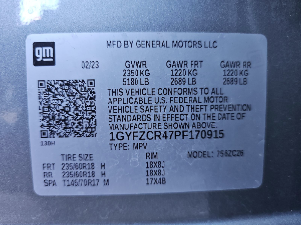 Used 2023 Silver Cadillac Premium Luxury image 7
