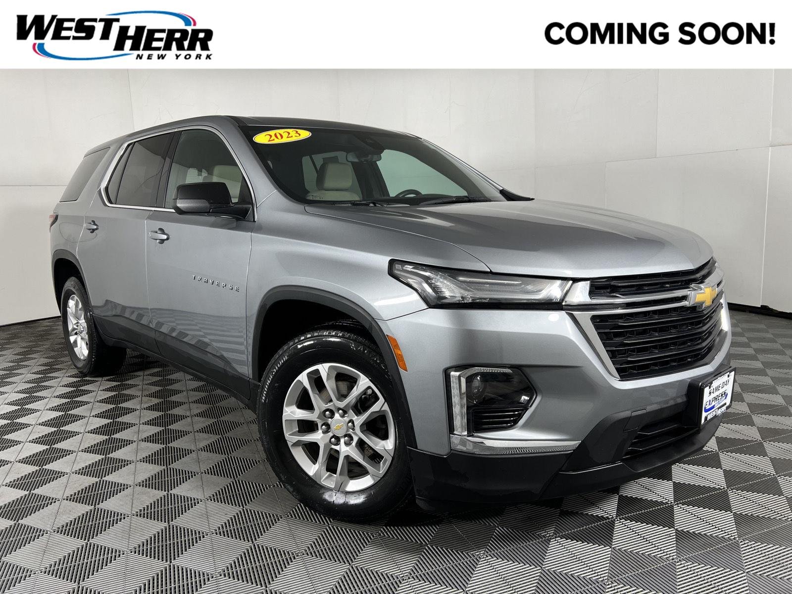 Used 2023 Sterling Gray Metallic Chevrolet LS image 1