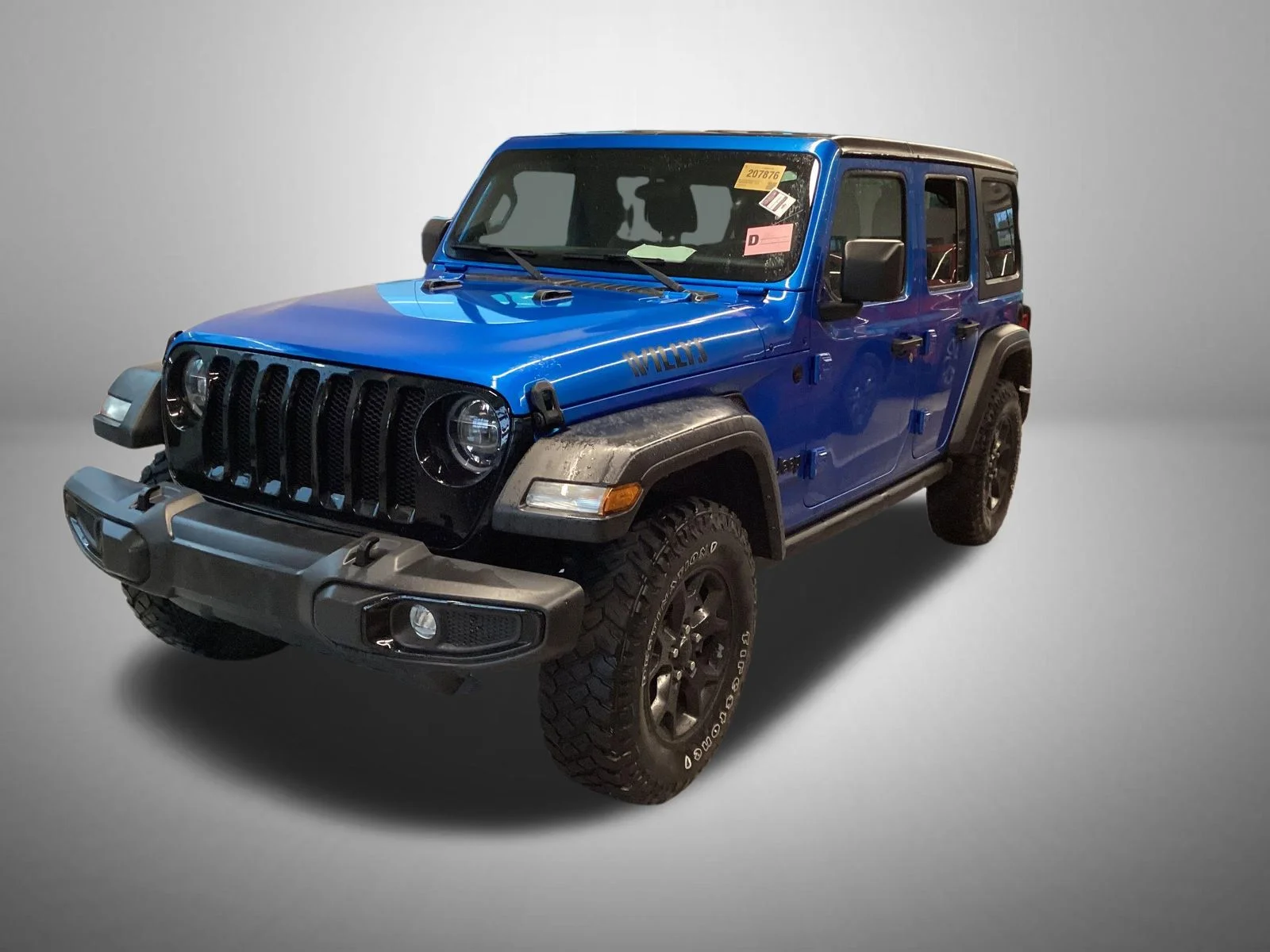 Used 2022 Blue Jeep Unlimited Willys image 1