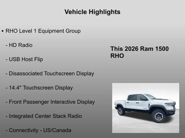 New 2026 Bright White Clear-Coat Exterior Paint RAM RHO image 36