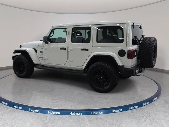 Certified Used 2020 Bright White Clearcoat Jeep Unlimited Sahara image 7