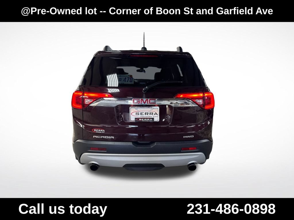 Used 2017 BLACK CHERRY METALLIC GMC SLE image 4