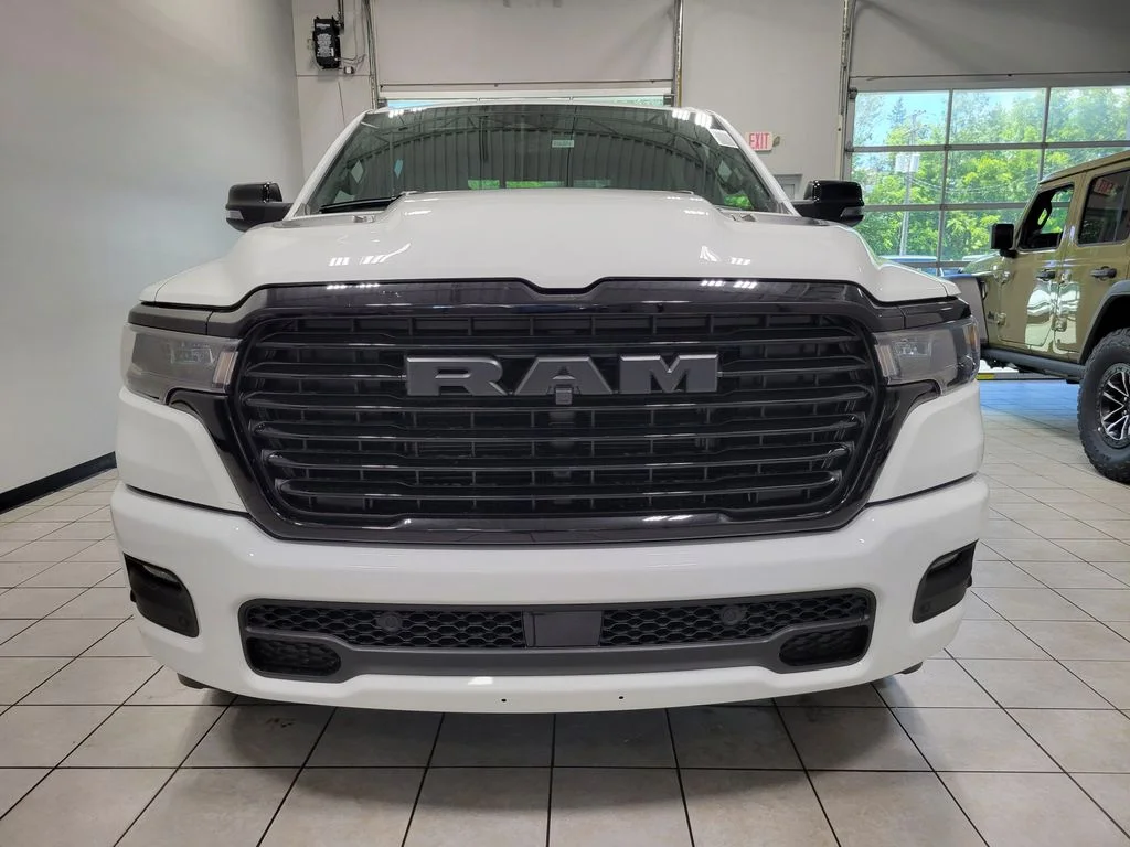 New 2026 Bright White Clear-Coat Exterior Paint RAM Laramie image 2