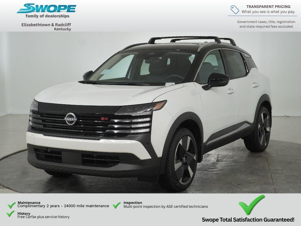 New 2026 Aspen White TriCoat / Super Black Two-tone Nissan SR image 8