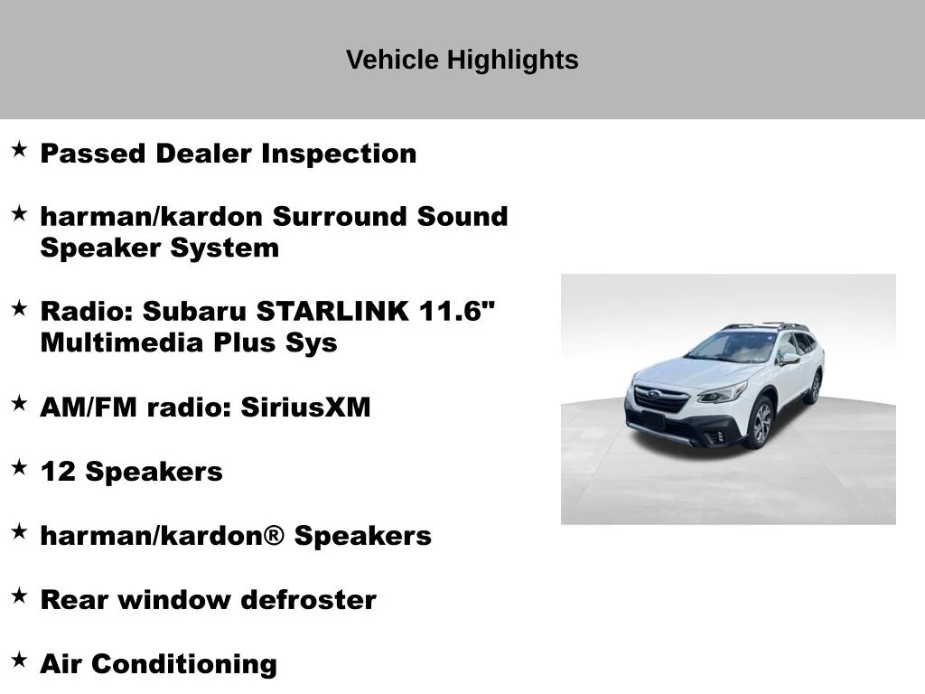 Used 2021 White Subaru Limited image 13