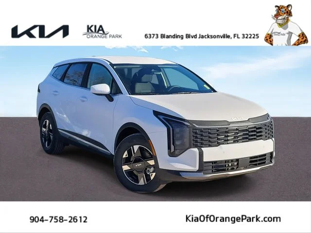 New 2026 Glacial White Pearl Kia LX image 1