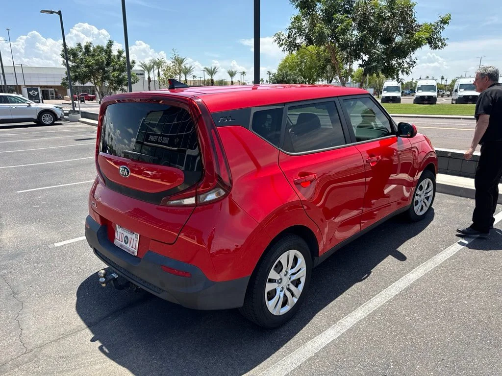 Used 2020 Red Kia LX image 7