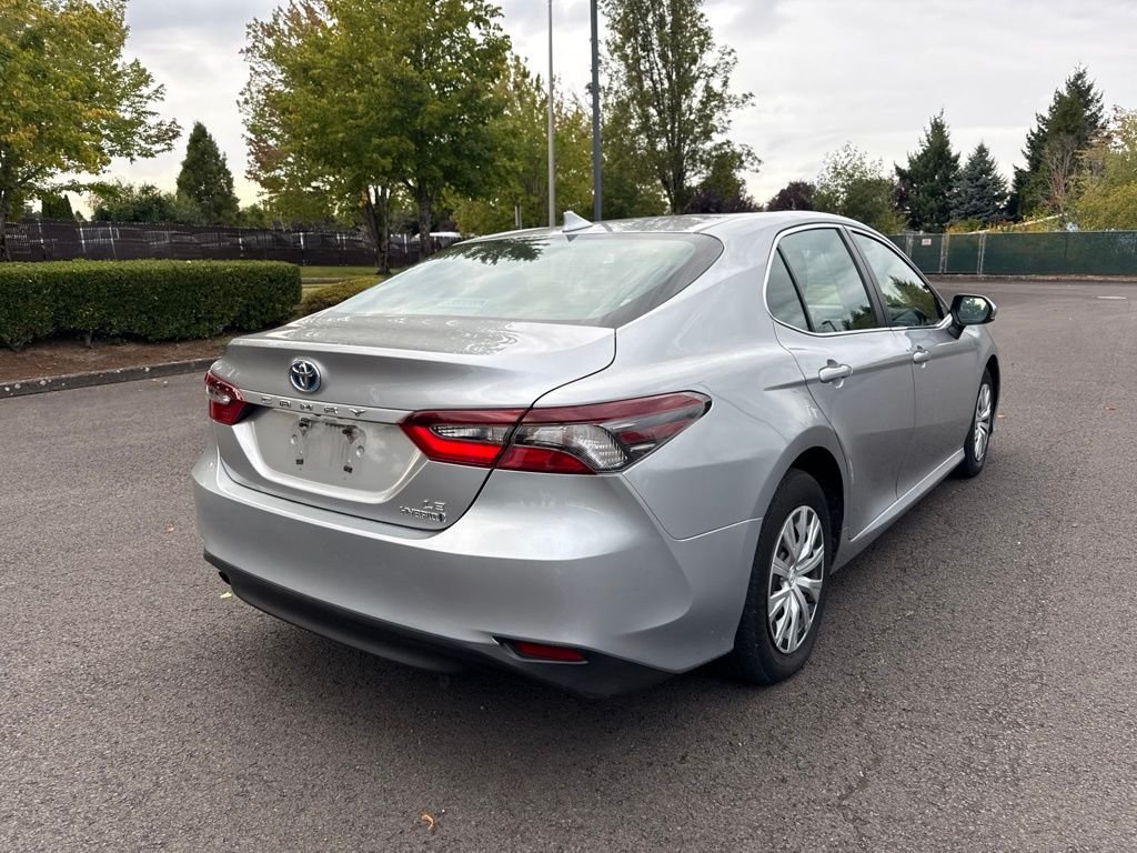 Used 2022 Celestial Silver Metallic Toyota LE image 7