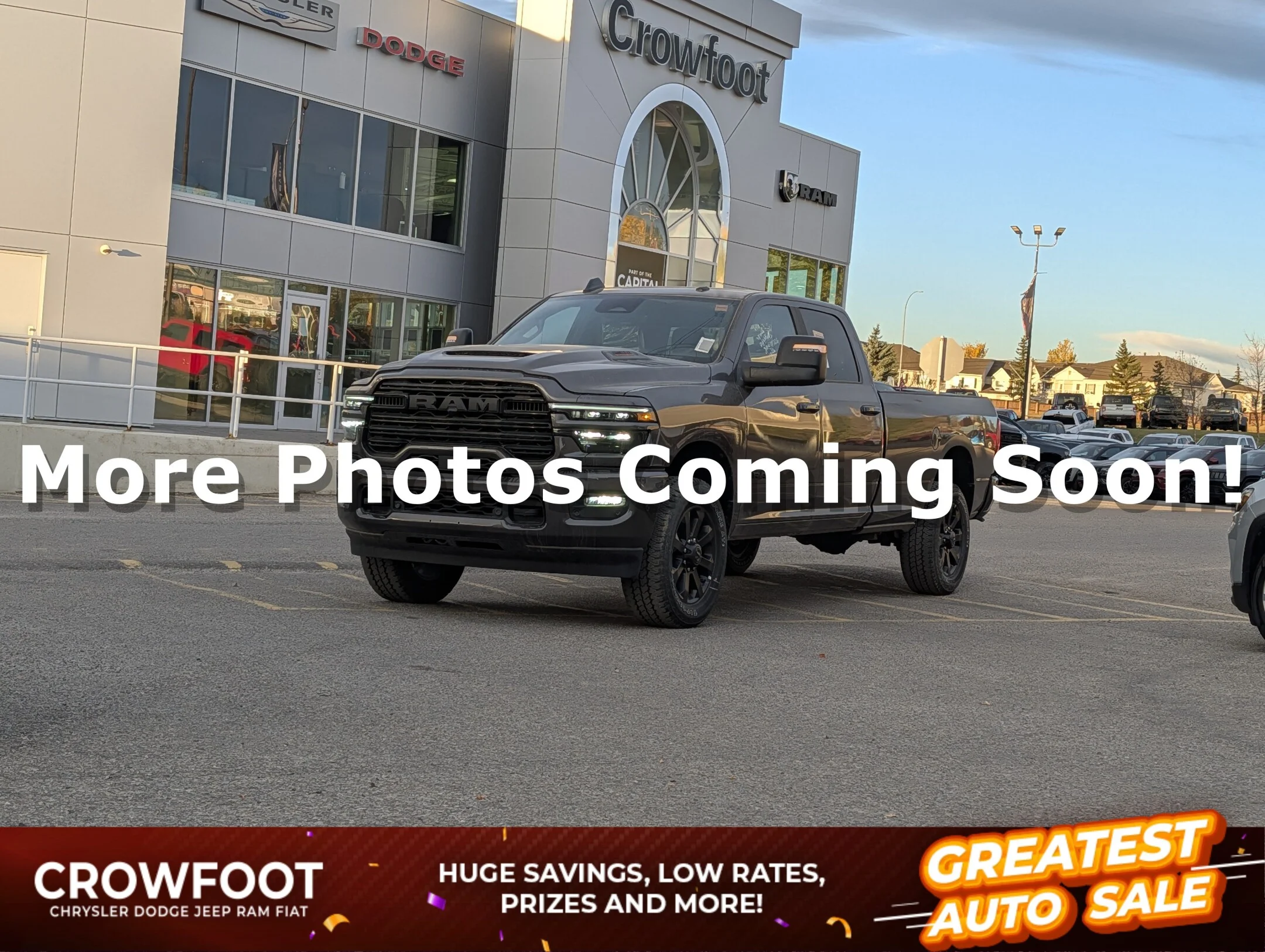 Used 2026 Grey RAM Laramie - Night Editiom - Laramie Level I - 6 - Laramie 4x4 Crew Cab 8 Box image 1