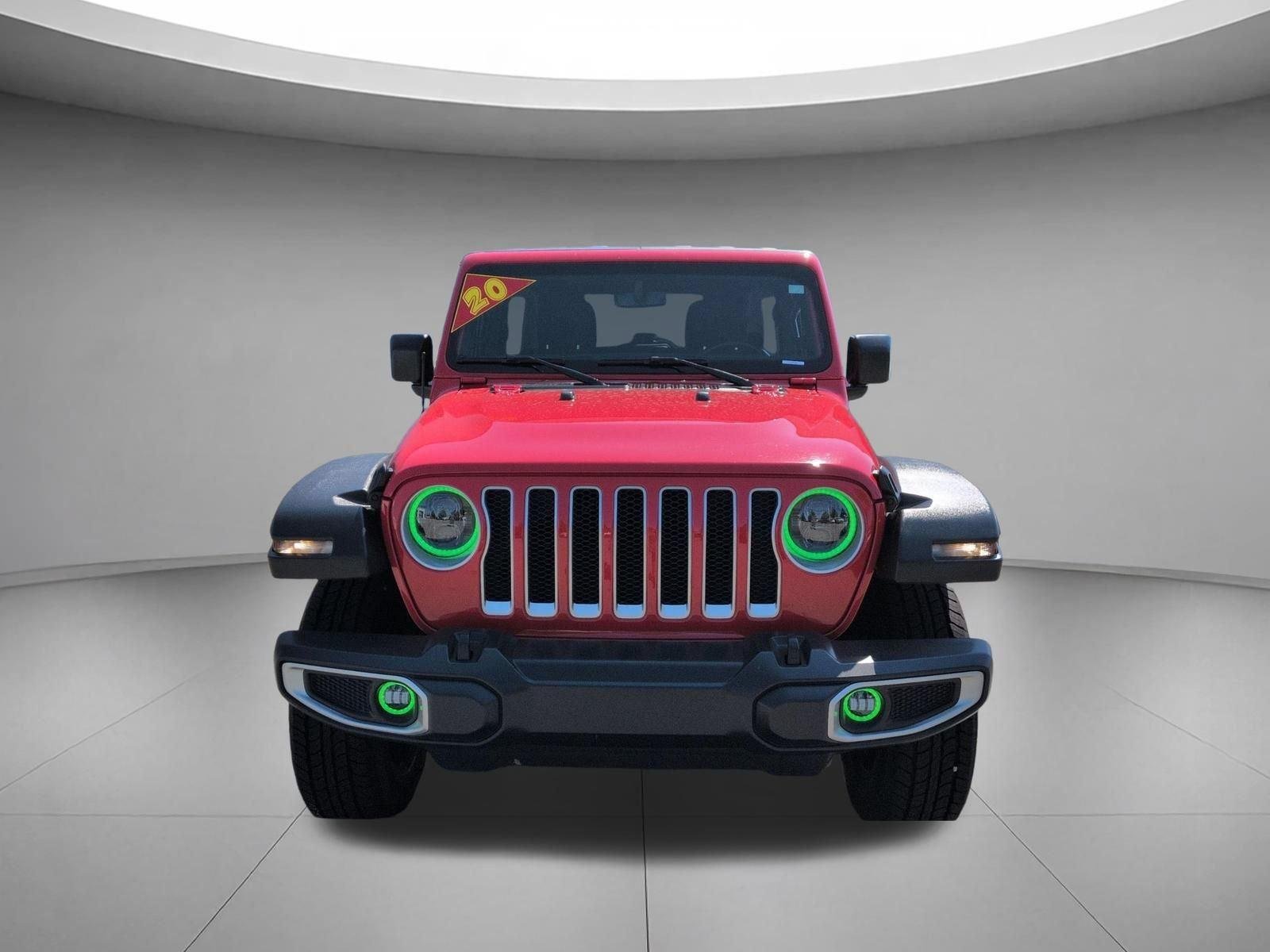 Used 2020 Firecracker Red Clearcoat Jeep North Edition image 8