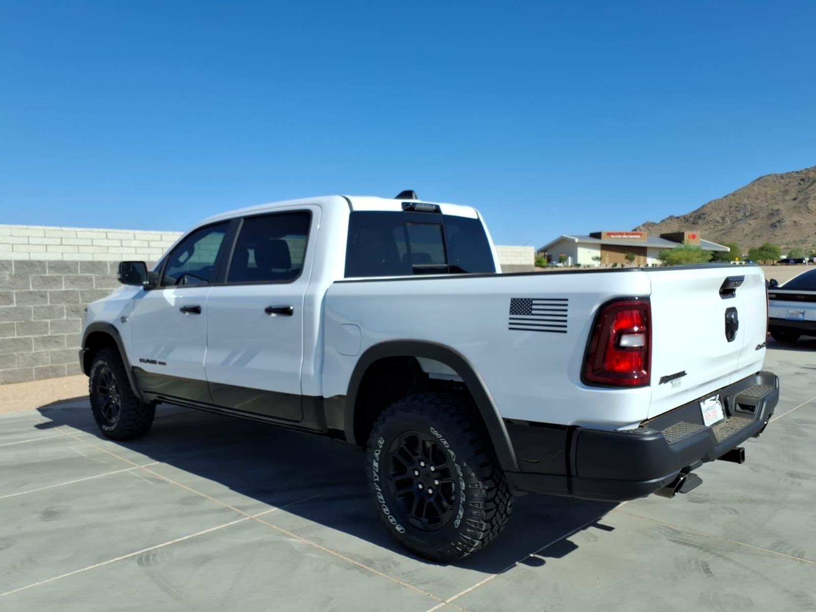 New 2026 Bright White Clear-Coat Exterior Paint RAM Rebel image 4