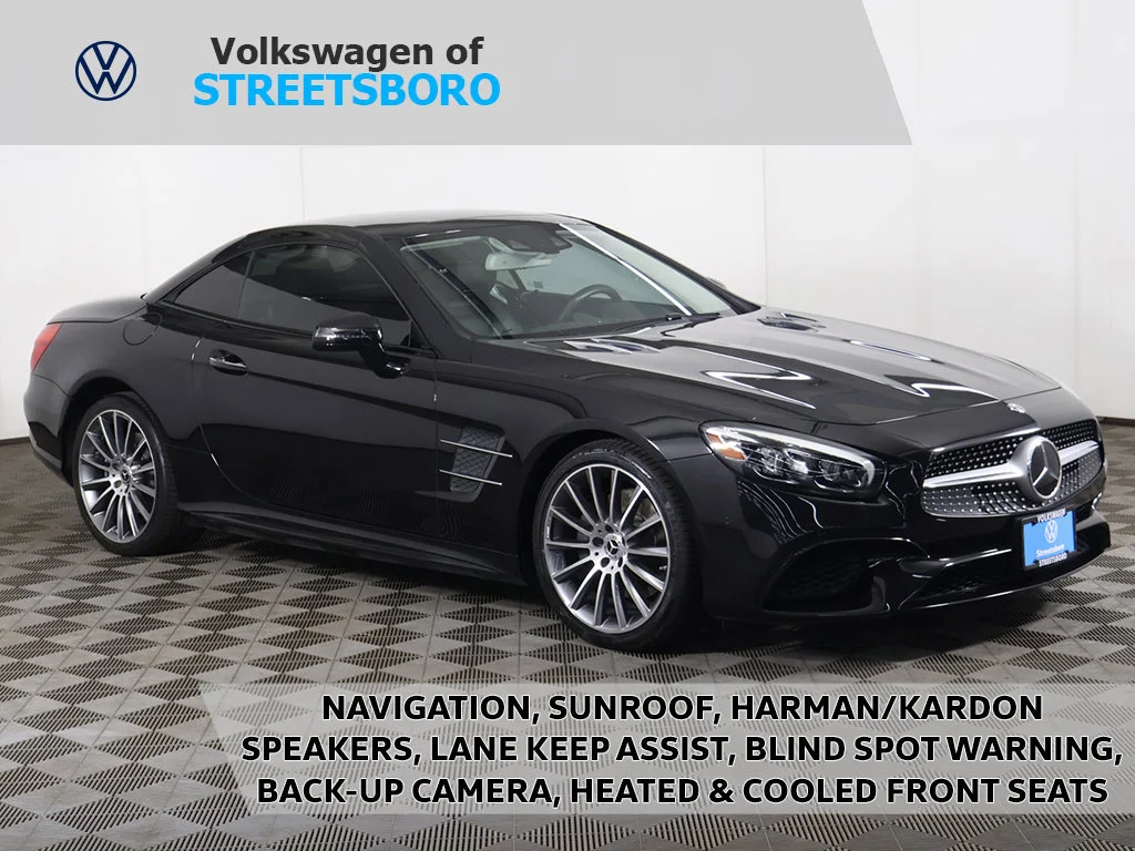 Used 2018 Black Mercedes-Benz SL 450 image 1