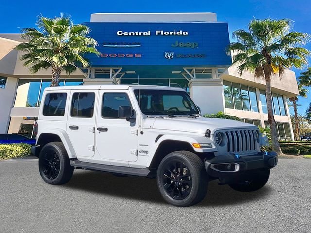 Certified 2023 Jeep Wrangler 4xe Sahara 4XE with VIN 1C4JJXP6XPW561687 for sale in Orlando, FL