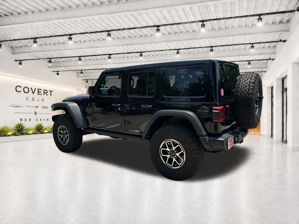 New 2025 Black Clear-Coat Exterior Paint Jeep Rubicon image 8