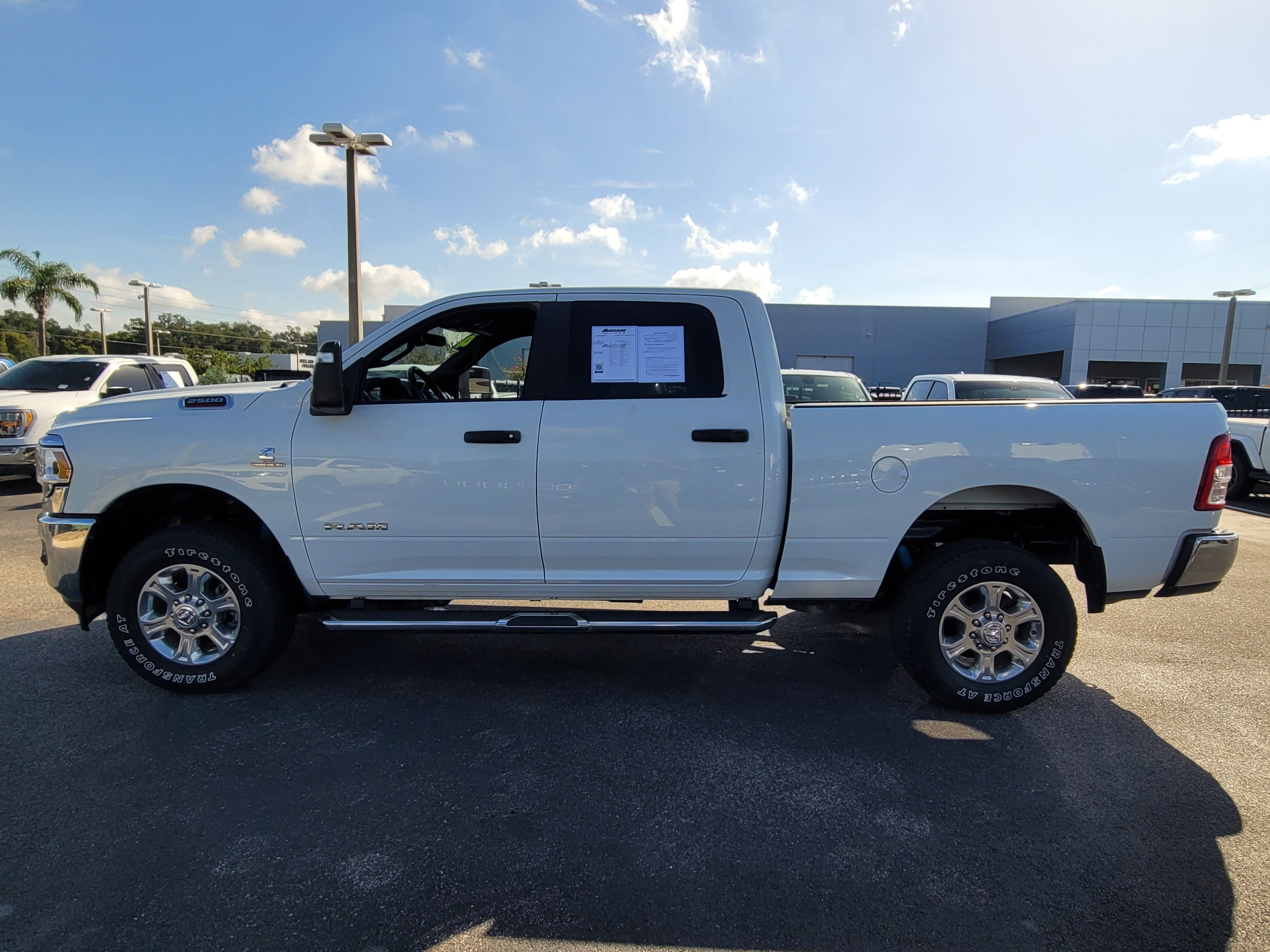 Used 2024 Bright White Clearcoat Ram Big Horn image 7