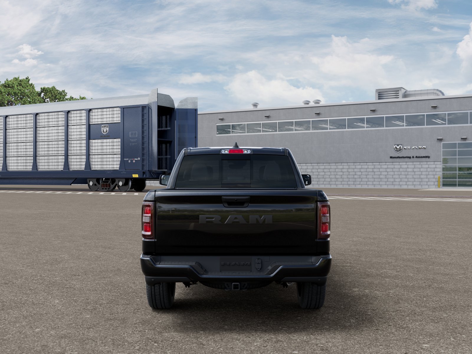 New 2026 Diamond Black Crystal Pearl-Coat Exterior Paint RAM  image 7