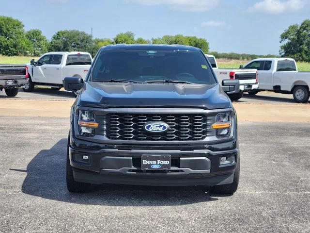 Used 2025 Agate Black Metallic Ford STX image 2