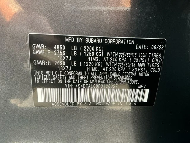 Certified Used 2024 Magnetite Gray Metallic Subaru Onyx Edition image 16