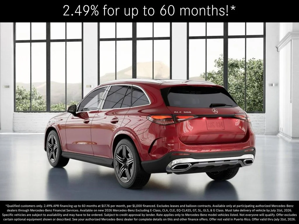 New 2026 MANUFAKTUR Patagonia Red Metallic Mercedes-Benz GLC 300 image 28