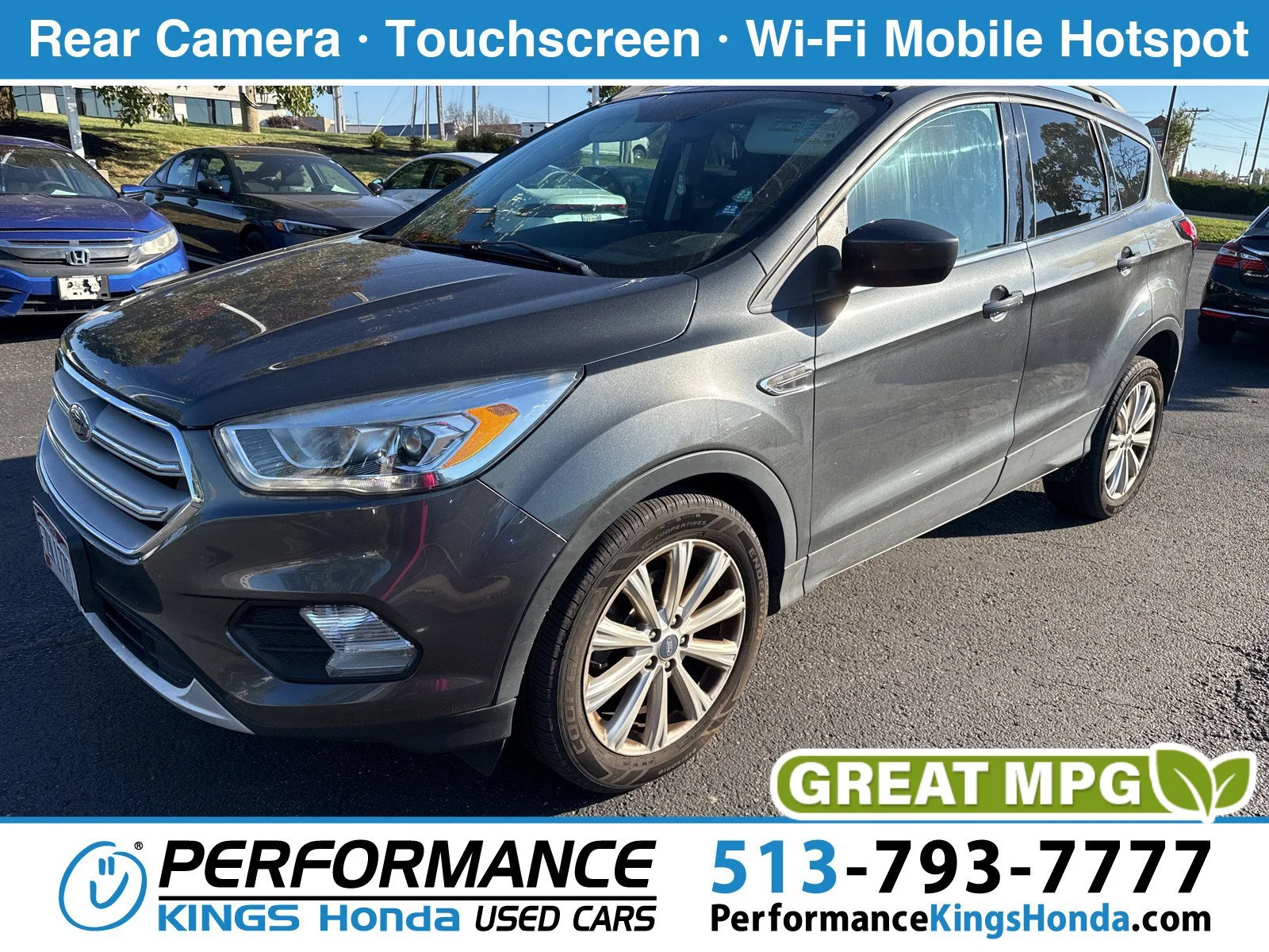 Used 2019 Magnetic Metallic Ford SEL image 1