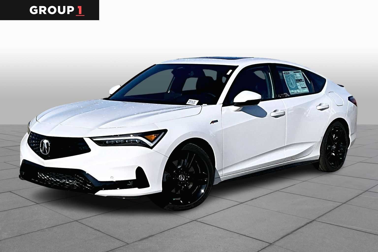 Platinum White Pearl 2026 Acura Integra FWD with Technology and A-SPEC Package Sedan Front-Wheel Drive