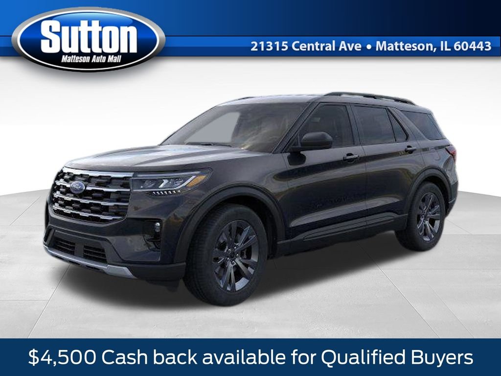 New 2026 Agate Black Metallic Ford Active image 1
