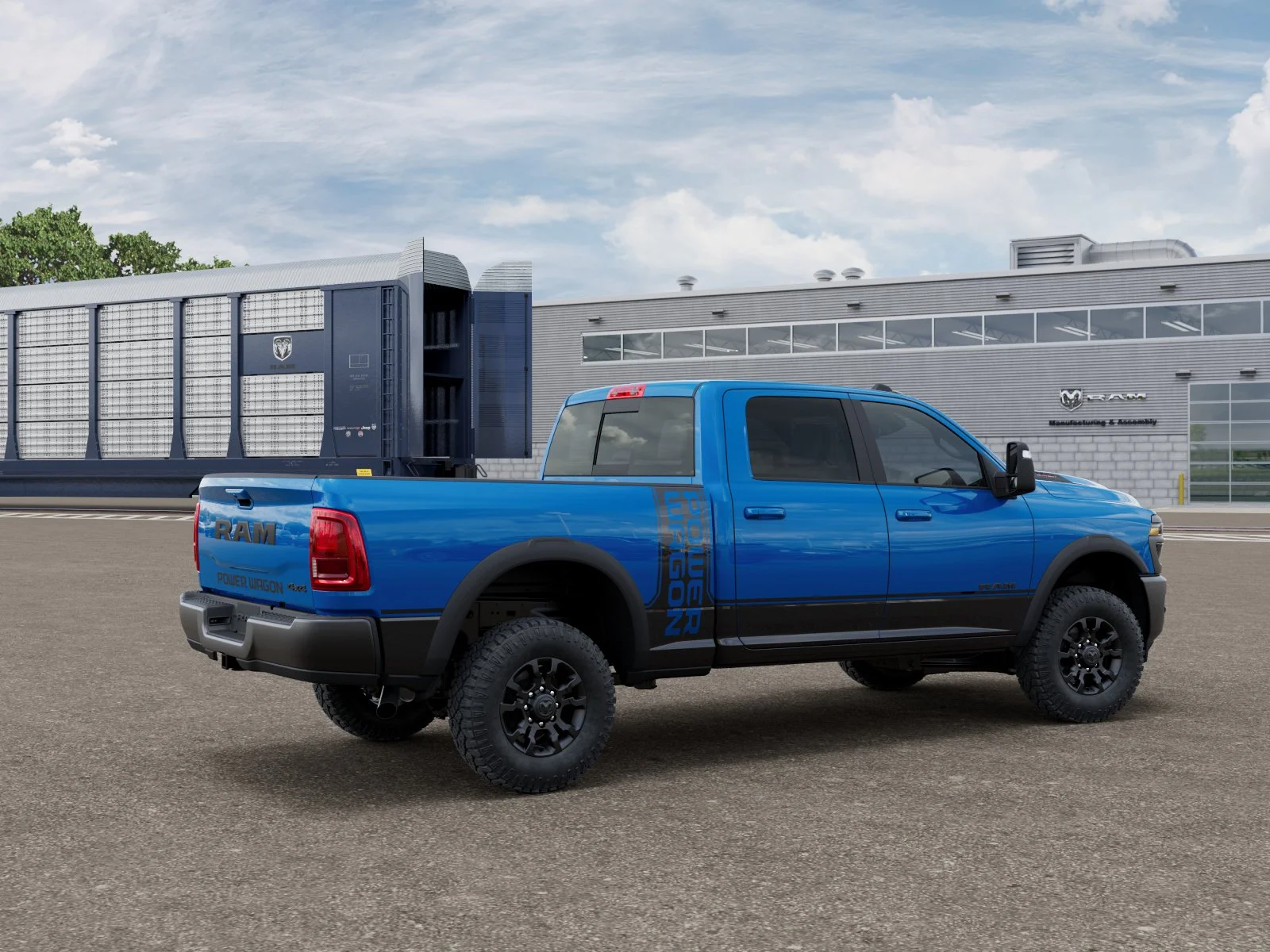 New 2026 Hydro Blue Pearl-Coat Exterior Paint RAM Power Wagon image 32