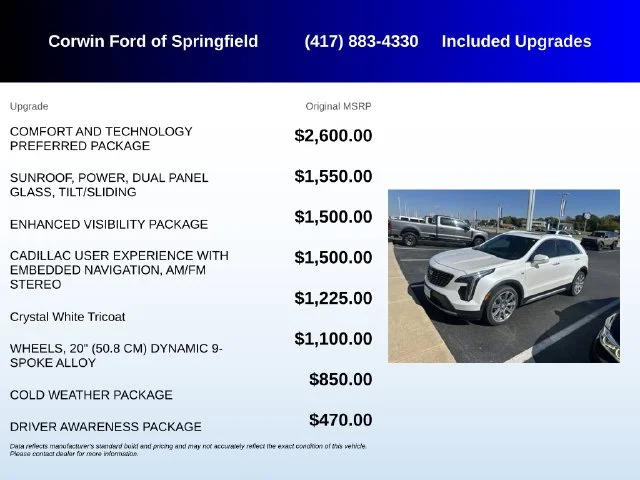 Used 2020 White Cadillac Premium Luxury image 5