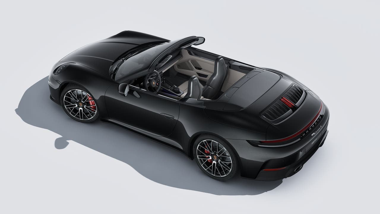 New 2026 Jet Black Metallic Porsche Carrera S image 4