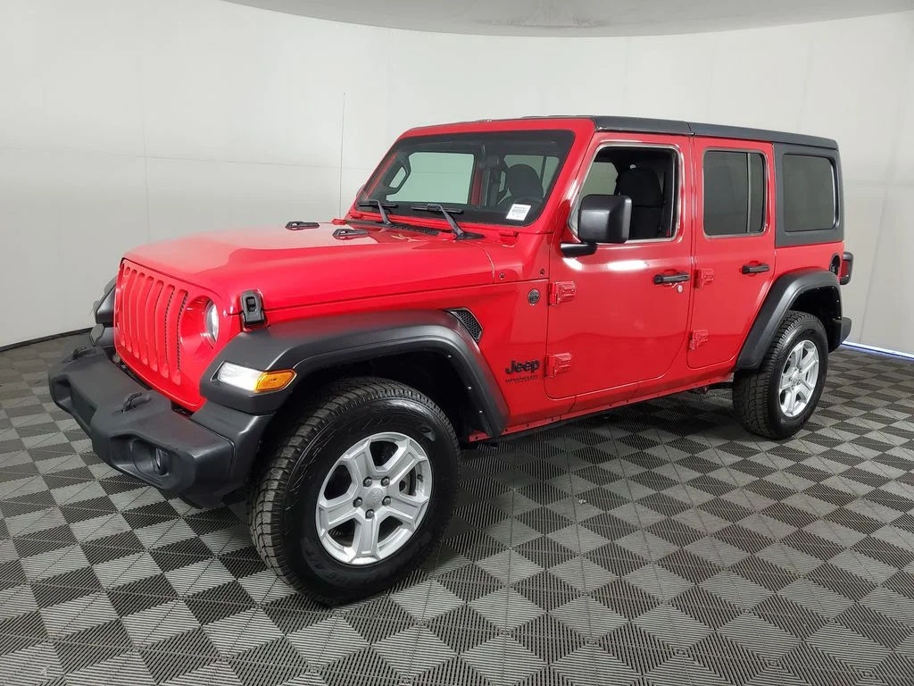 Used 2022 Red Jeep Unlimited Sport S image 8