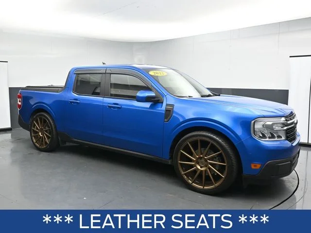 Used 2022 Blue Ford Lariat image 1