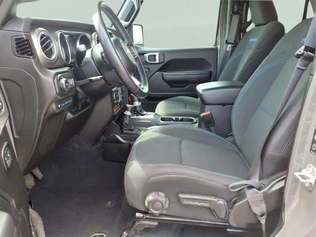 Certified Used 2022 Gray Jeep Unlimited Rubicon 4xe image 19