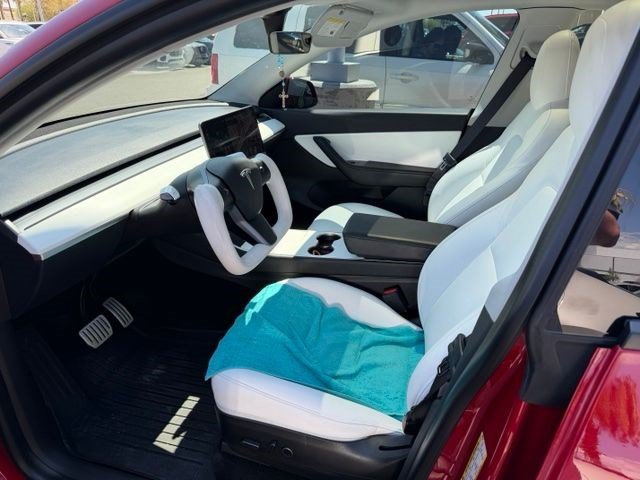Used 2021 Red Multi-Coat Tesla Performance image 5