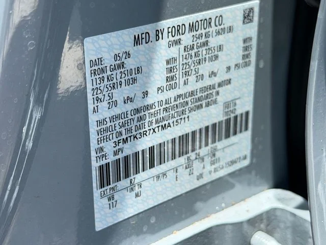 New 2026 Glacier Gray Metallic Tri-coat Ford Premium image 22