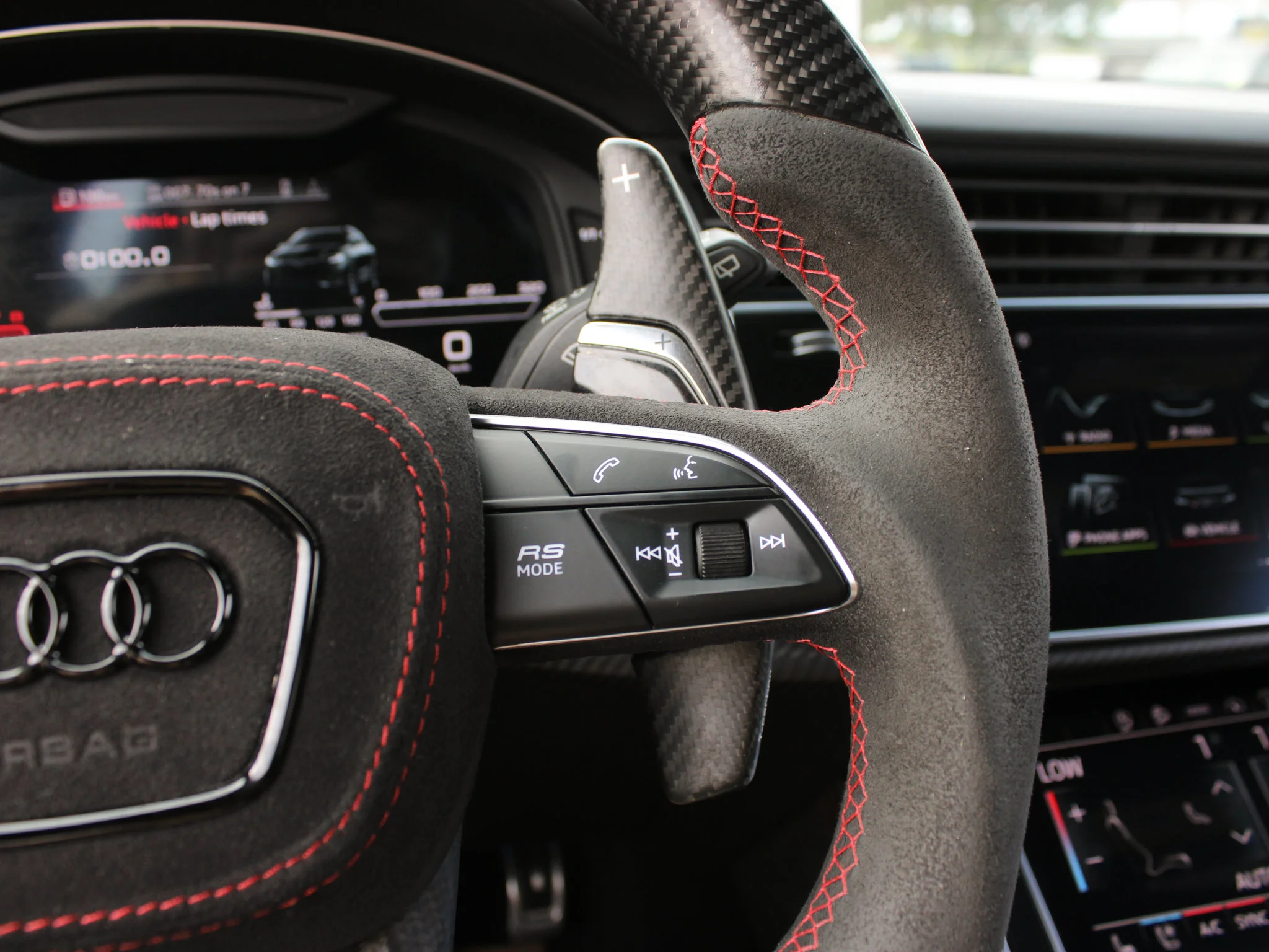 Certified Used 2021 Black Audi 4.0T*591 HP V8 | Valcona Heated/Vented Leather | Full PPF | Apple CarPlay | Head-Up Display image 32