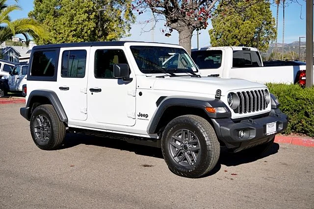 New 2026 Bright White Clear-Coat Exterior Paint Jeep Sport S image 6