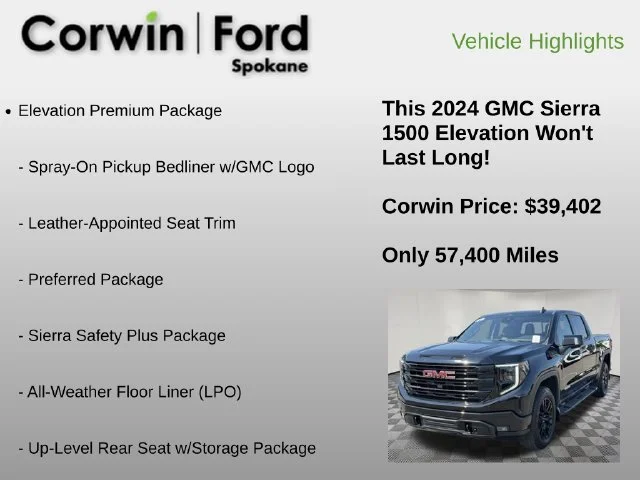 Used 2024 Onyx Black GMC Elevation image 6