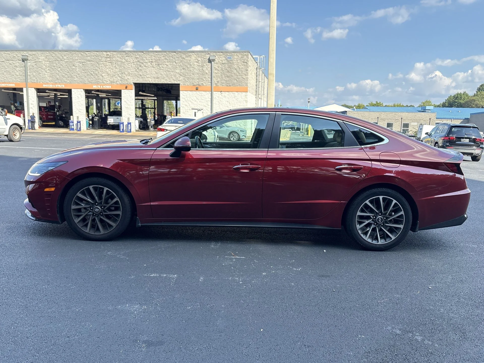 Certified Used 2023 Red Hyundai Limited image 16