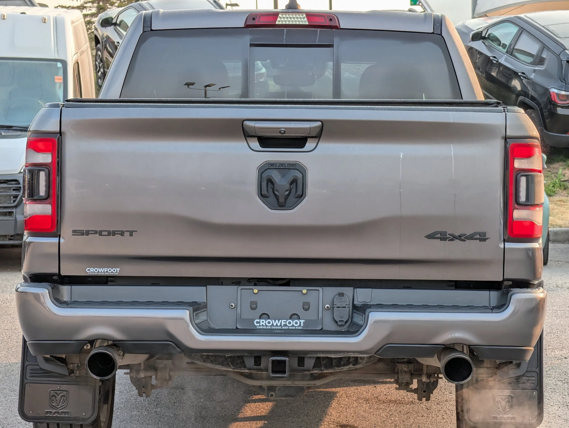 Certified Used 2023 Grey RAM Sport - - 4x4 - Sport Hood - 22 Forged Wheels - Trailer Hitch & Power Pedals & More! image 7