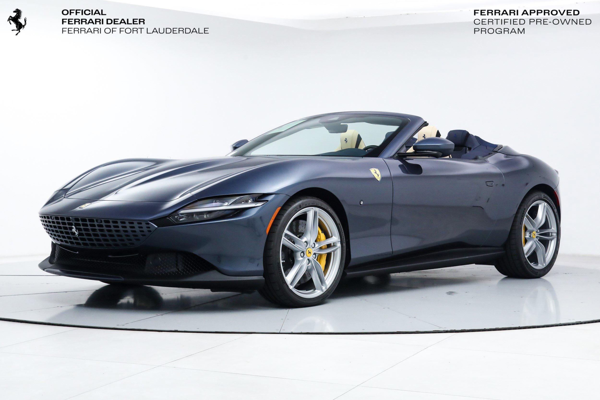 Certified Used 2025 Blue Ferrari  image 1