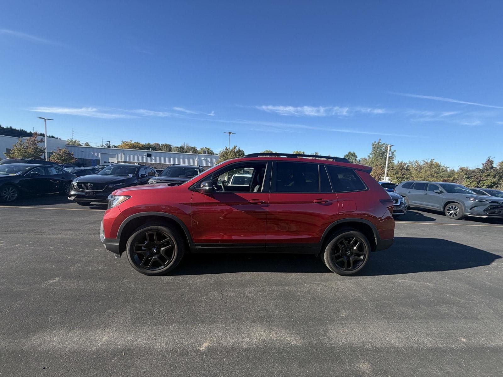 Used 2024 Radiant Red Metallic II Honda Black Edition image 4