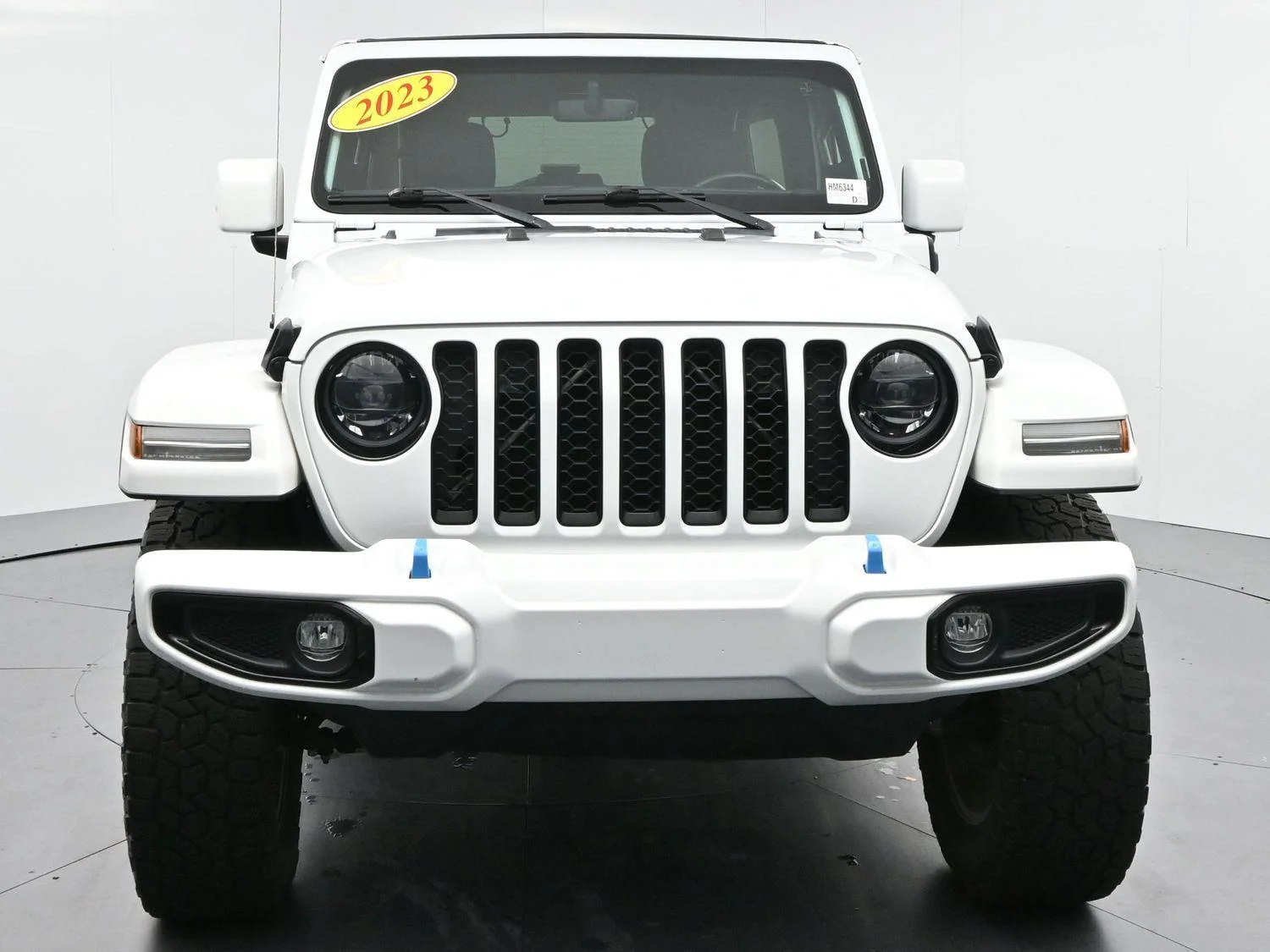 Used 2023 Bright White Clearcoat Jeep Sahara High Altitude image 2